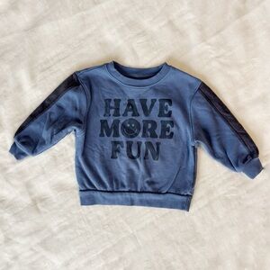 Grayson Mini Have More Fun Toddler Boy Sweatshirt